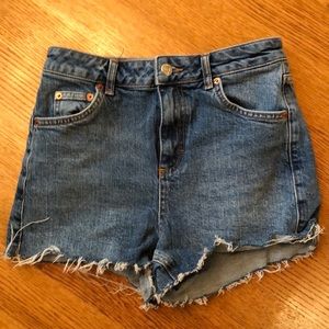 Denim shorts
